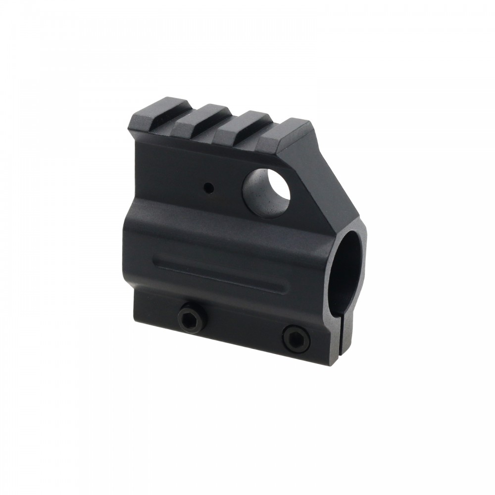 AR Picatinny Style Single Rail Gas Block .750 Dia. Clamp on Design